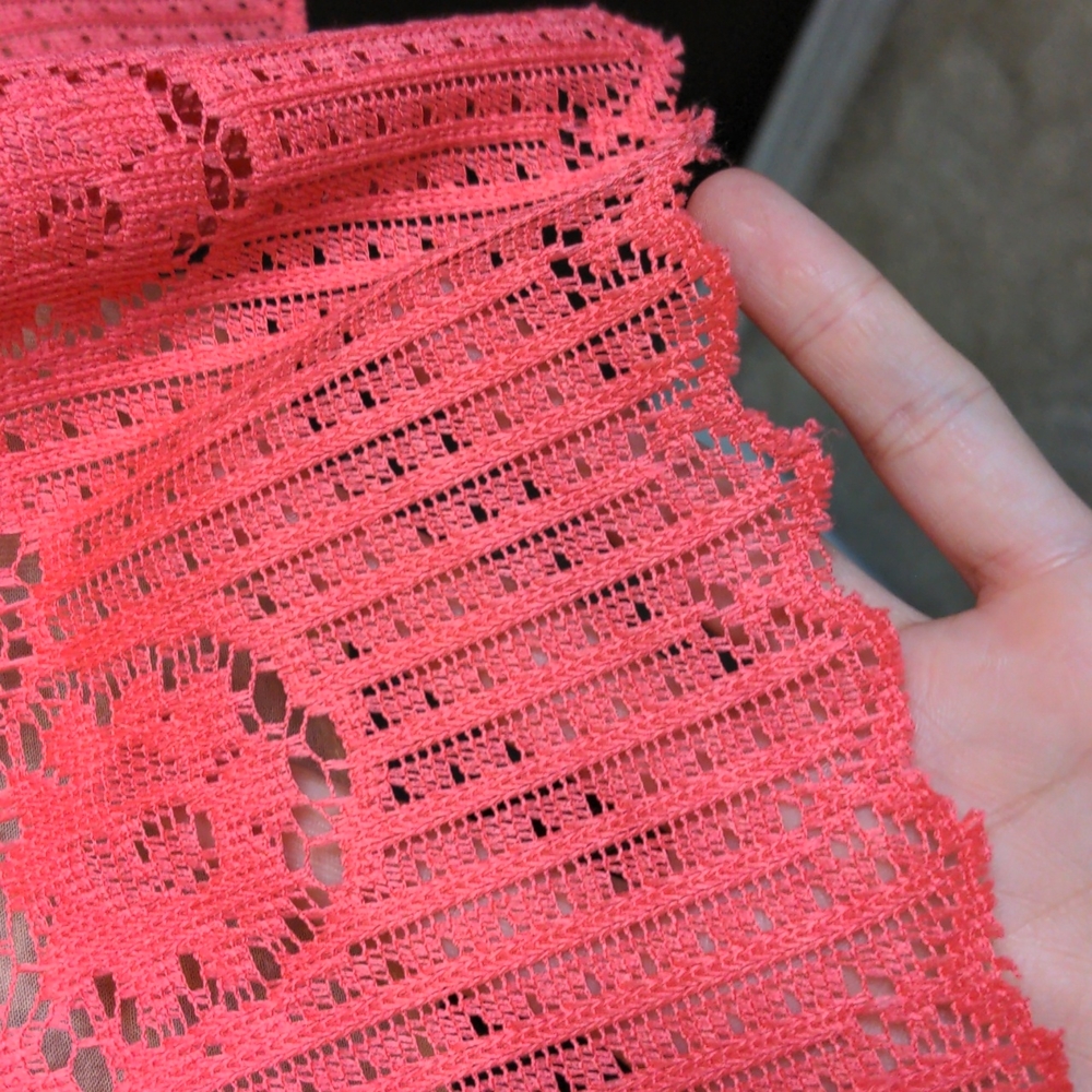 Free People Rocco pink crochet lace sleeveless fit & flare dress size 6 … - Picture 8 of 10